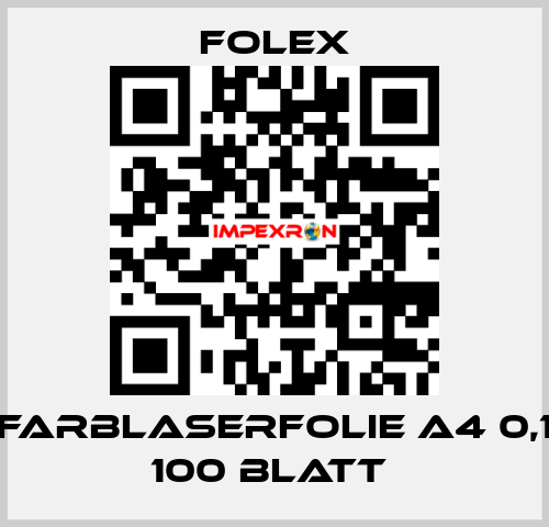 X-475 FARBLASERFOLIE A4 0,100MM 100 BLATT  Folex