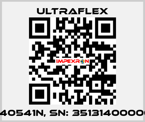 pn: 40541N, sn: 3513140000008 Ultraflex