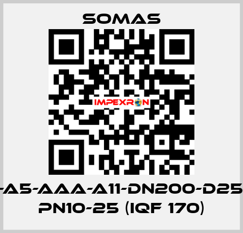 MTV-A5-AAA-A11-DN200-D25-B20 PN10-25 (IQF 170) SOMAS