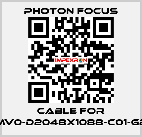 cable for MV0-D2048X1088-C01-G2 PHOTON FOCUS