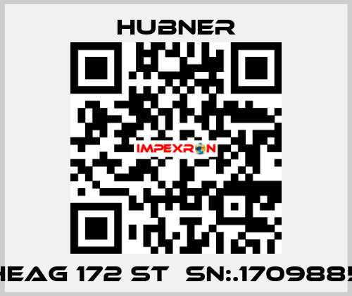 HEAG 172 st  SN:.1709885 HUBNER