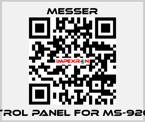 control Panel for Ms-9200-N1 Messer