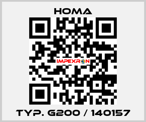 Typ. G200 / 140157 HOMA