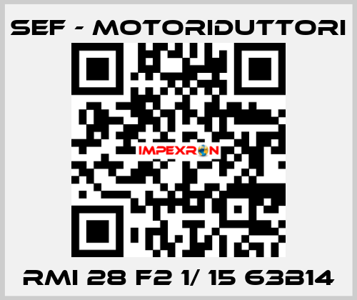 RMI 28 F2 1/ 15 63B14 SEF - MOTORIDUTTORI