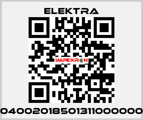 04002018501311000000 ELEKTRA