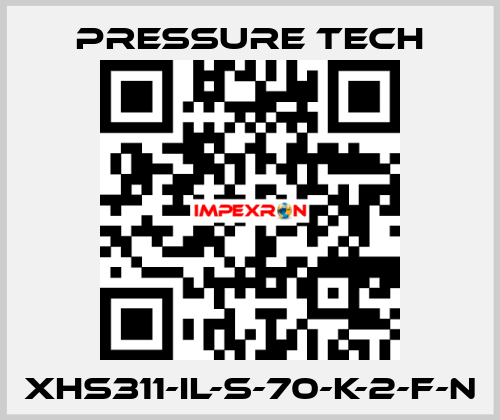 XHS311-IL-S-70-K-2-F-N Pressure Tech