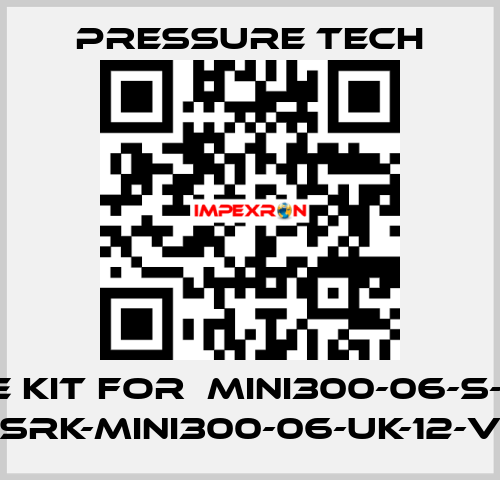 Spare kit for  MINI300-06-S-35-K-N (SRK-MINI300-06-UK-12-V) Pressure Tech