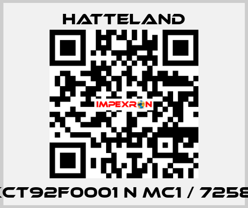 RKCT92F0001 N MC1 / 725881 HATTELAND