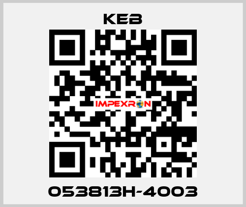 053813H-4003 KEB