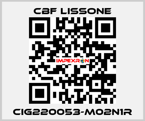 CIG220053-M02N1R CBF LISSONE