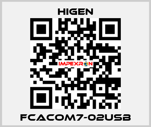 FCACOM7-02USB Higen