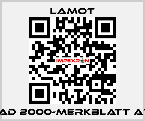 AD 2000-Merkblatt A1 Lamot