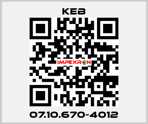 07.10.670-4012 KEB