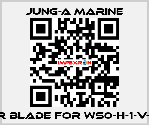 Wiper blade for WS0-H-1-V-GP-IT JUNG-A MARINE