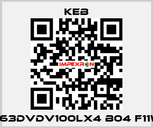 K63DVDV100LX4 B04 F11W KEB