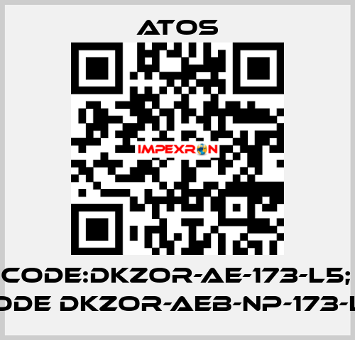 old code:DKZOR-AE-173-L5; new code DKZOR-AEB-NP-173-L5 Atos