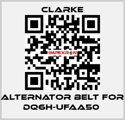 Alternator Belt for DQ6H-UFAA50  Clarke