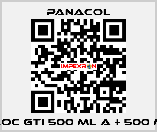 PENLOC GTI 500 ml A + 500 ml B  Panacol