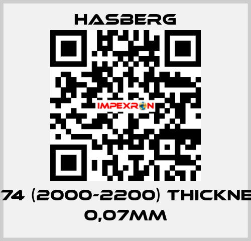 1.1274 (2000-2200) thickness 0,07mm Hasberg