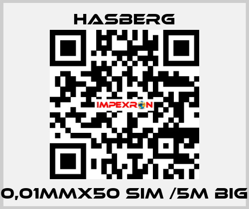 0,01MMX50 SIM /5M BIG Hasberg