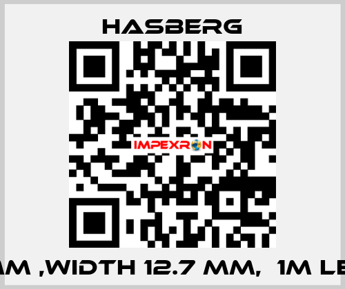 0,02MM ,WIDTH 12.7 MM,  1M LENGTH Hasberg