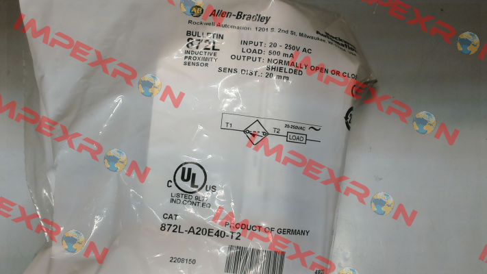 872L-А20Е40-Т2 Allen Bradley (Rockwell)