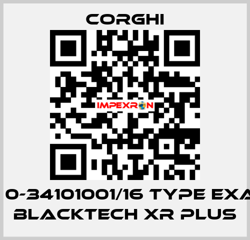 Nr. 0-34101001/16 Type EXACT BlackTech XR PLUS Corghi