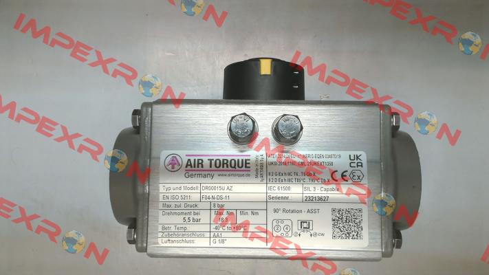 Pn: DR00015UF0411AZ Air Torque