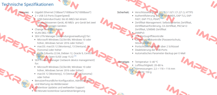 SEH INU-100 Industrial Network Uni / SE0038 SEH Technology