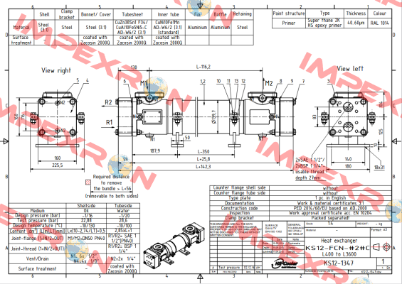 (KS12-1347)KS12-FCN-423C L800 HS Cooler