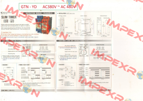 GTN-YD, AC 380V ~ 480V  Luxco (formerly Westronics)