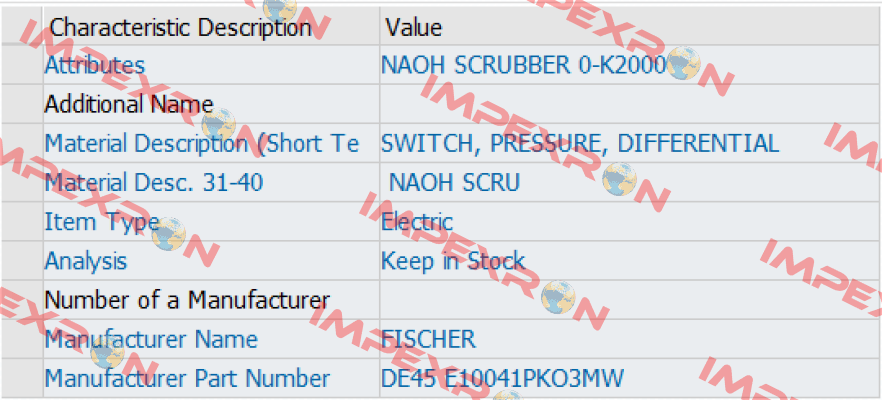 DE45  E10041PKO3MW Fischer