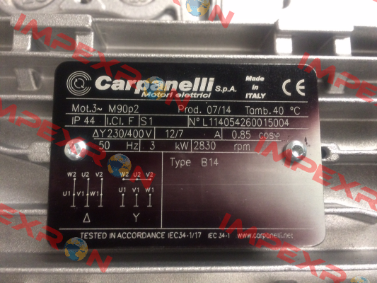 M90 P2 B34 SPECIAL Carpanelli