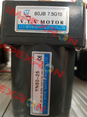 YN80-25/80JB7.5G10 V.t.v Motor