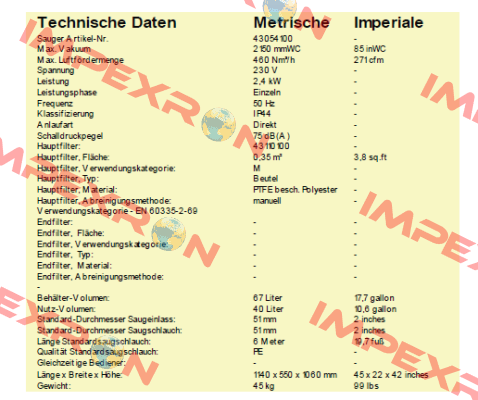 43054100 Norclean