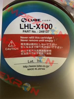 Artikel 249137 (LHL-X100-7) Lube