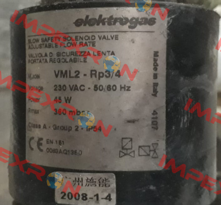 VML2  45W Elektrogas