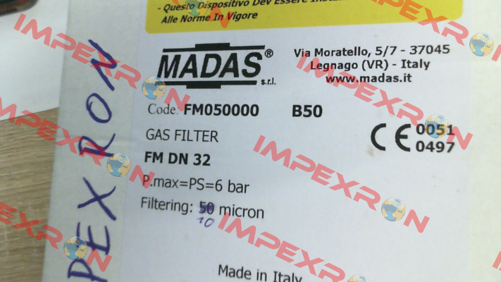 FM050000 B10 Madas