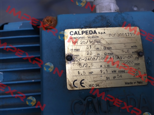 NM 25/160BE  Calpeda