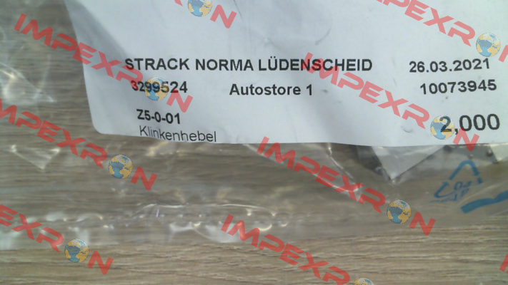 p/n: 69996; Type: Z5-0-01 Strack