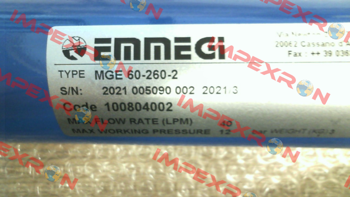 MGE 60-260-2 Emmegi