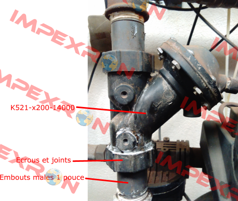 Ecrous et joints for 521-A 125 REF: K521-X200-14000  Aprimatic