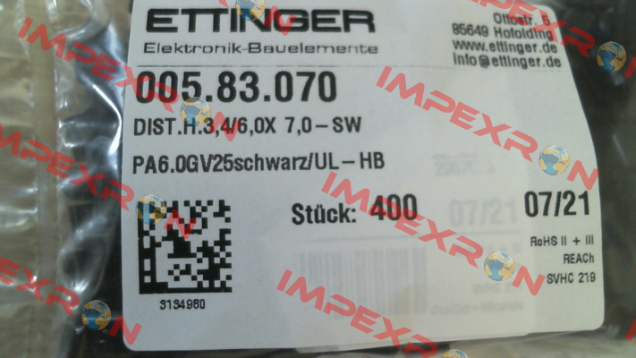 005.83.070 Ettinger