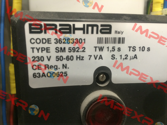 P/N: 150190472, Type:  SM 592N.2 Brahma