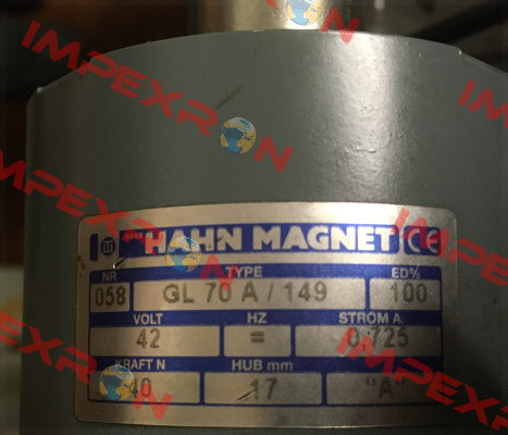 GLA070.508501 HAHN-MAGNET (Kendrion)