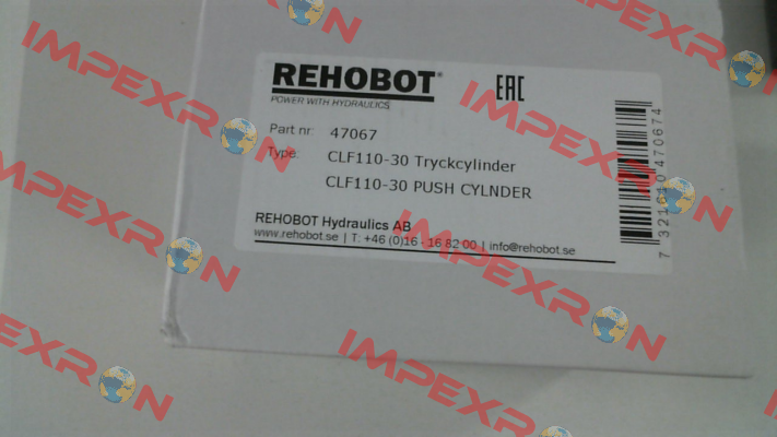 p/n: 47067, Type: CLF110-30 Rehobot