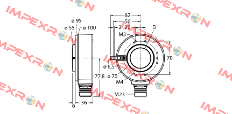 RI-42H30S4-2B1024-12M23 Turck