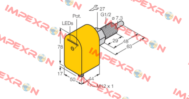 FCS-GL1/2A4P-LIX-H1141/V300 Turck