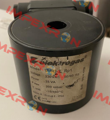 coil for VMR3-2 RP1 230 VAC Elektrogas