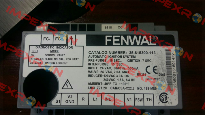 35-615300-113 OEM  FENWAL